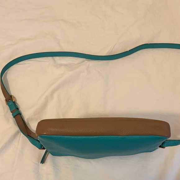 Marc by Marc Jacobs Turquoise and Tan Crossbody Bag - Picture 9 of 14